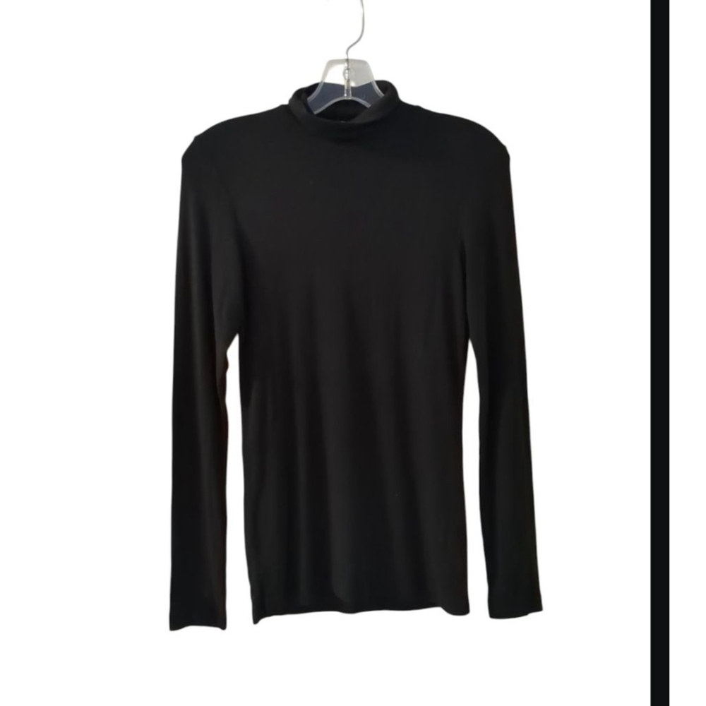 Wilfred Black Long Sleeve Turtleneck Tee M